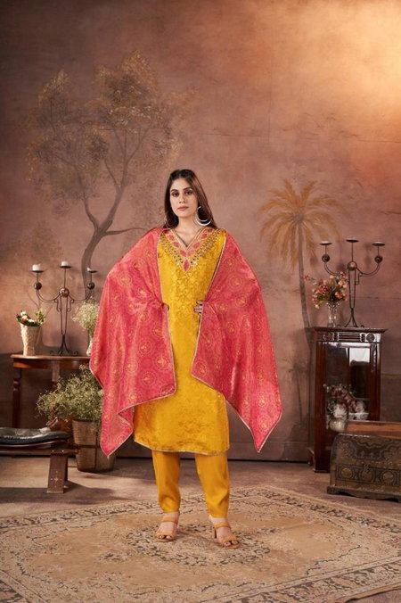 Tanyaa P 402 Maslin Kurti Bottom With Dupatta Wholesale Online